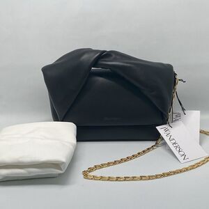 JW ANDERSON Twister midi leather shoulder bag